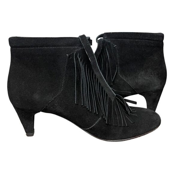 Maje Suede Fringe Boots Size 9 - Picture 7 of 10